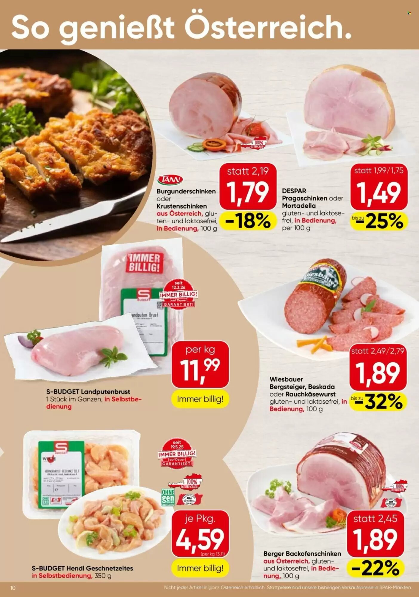 Eurospar Flugblatt (ab 18.06.2026) - Angebote und Prospekt - Seite 10
