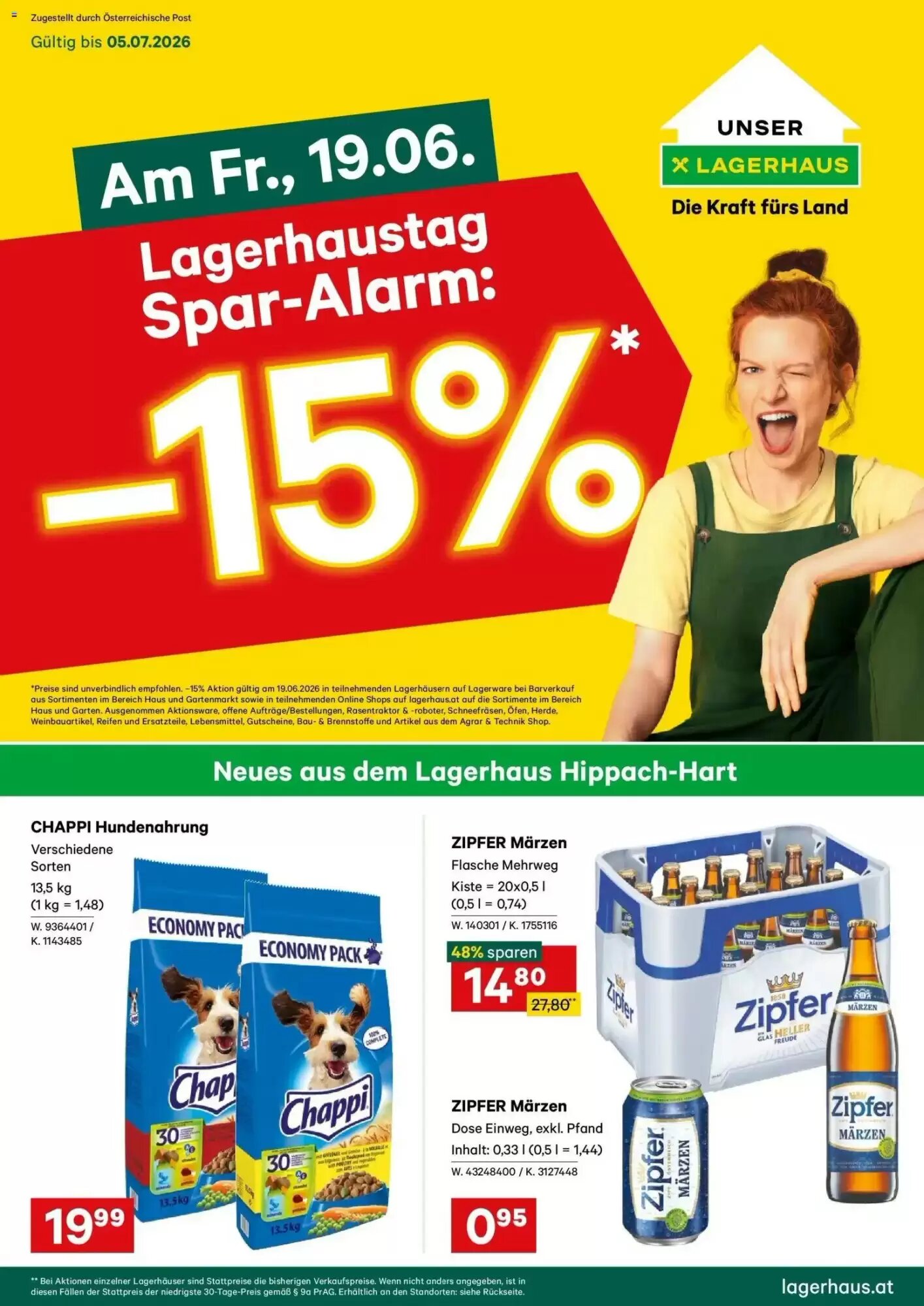 Lagerhaus Flugblatt (ab 19.06.2026) - Angebote und Prospekt - Seite 1