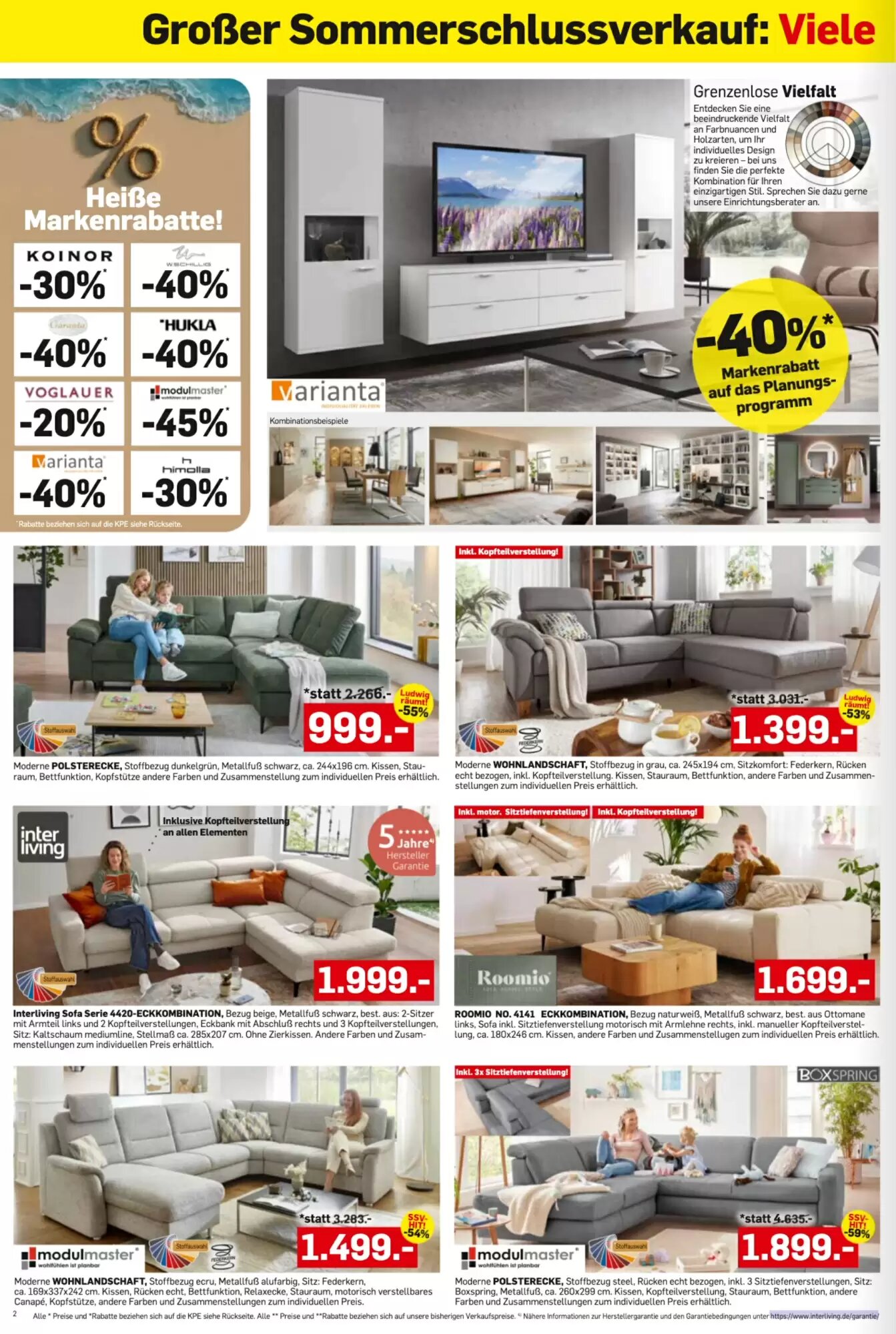 Möbel Ludwig Flugblatt (ab 21.06.2026) - Angebote und Prospekt - Seite 2