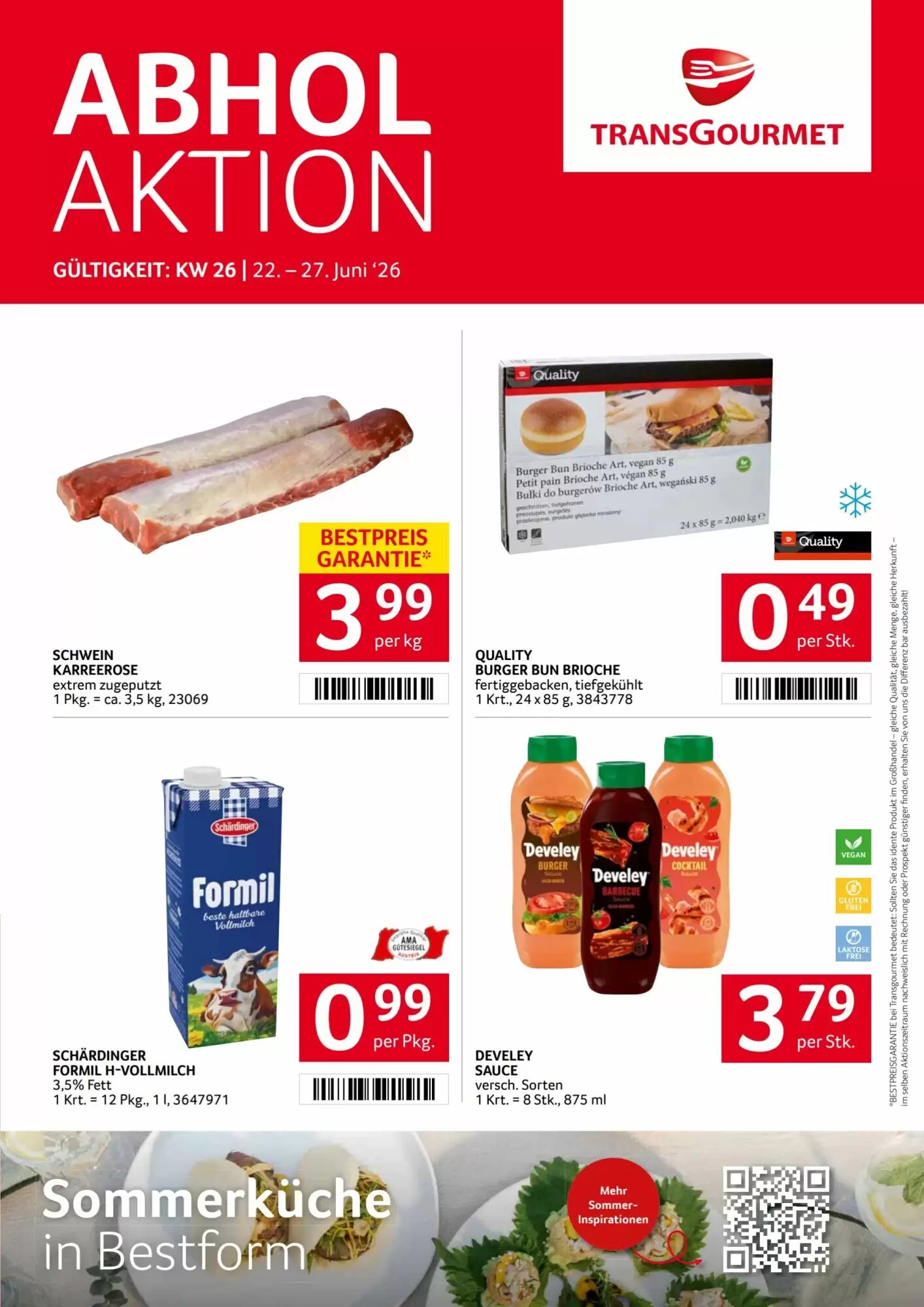 Transgourmet Flugblatt (ab 22.06.2026) - Angebote und Prospekt - Seite 1
