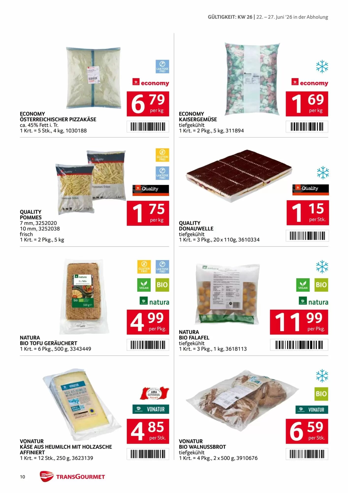 Transgourmet Flugblatt (ab 22.06.2026) - Angebote und Prospekt - Seite 10