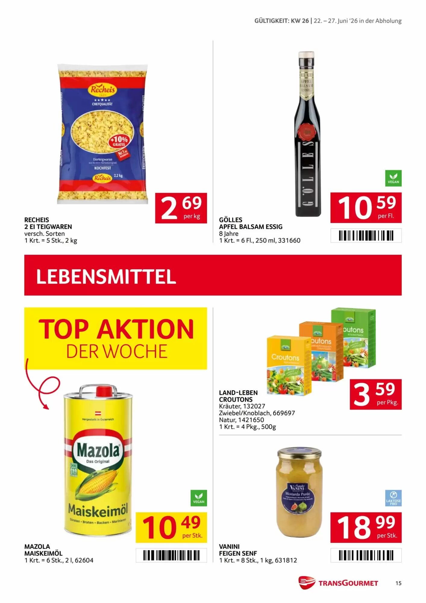Transgourmet Flugblatt (ab 22.06.2026) - Angebote und Prospekt - Seite 14