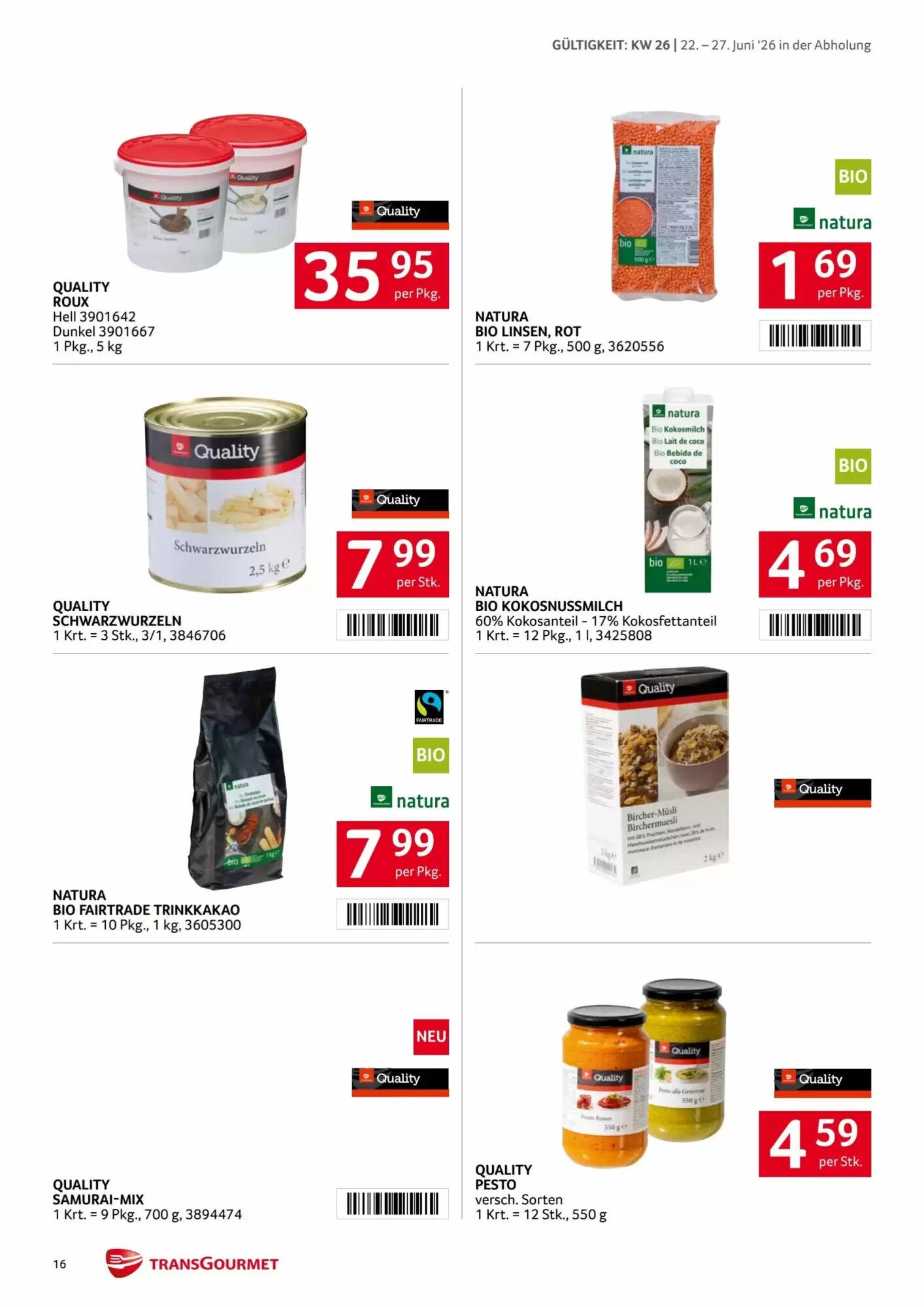 Transgourmet Flugblatt (ab 22.06.2026) - Angebote und Prospekt - Seite 15