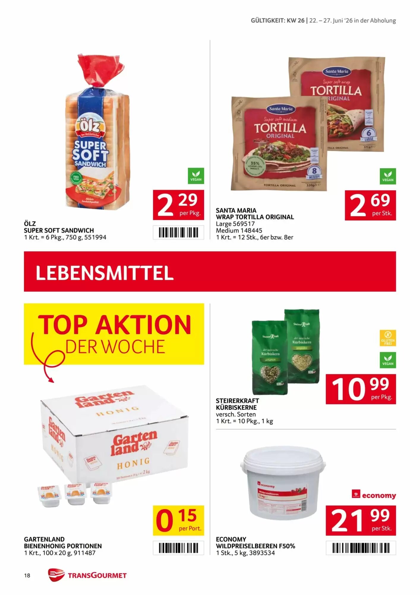 Transgourmet Flugblatt (ab 22.06.2026) - Angebote und Prospekt - Seite 17