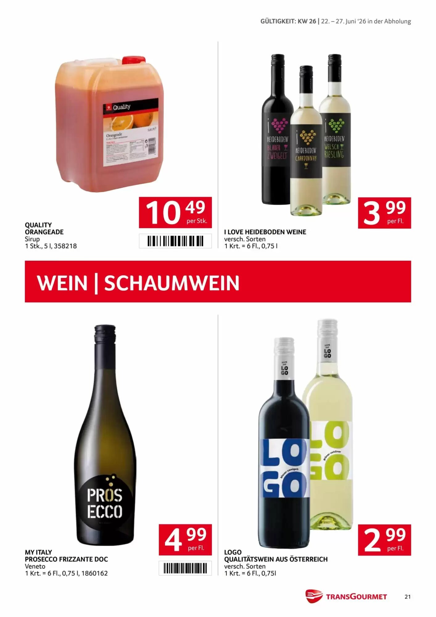 Transgourmet Flugblatt (ab 22.06.2026) - Angebote und Prospekt - Seite 20