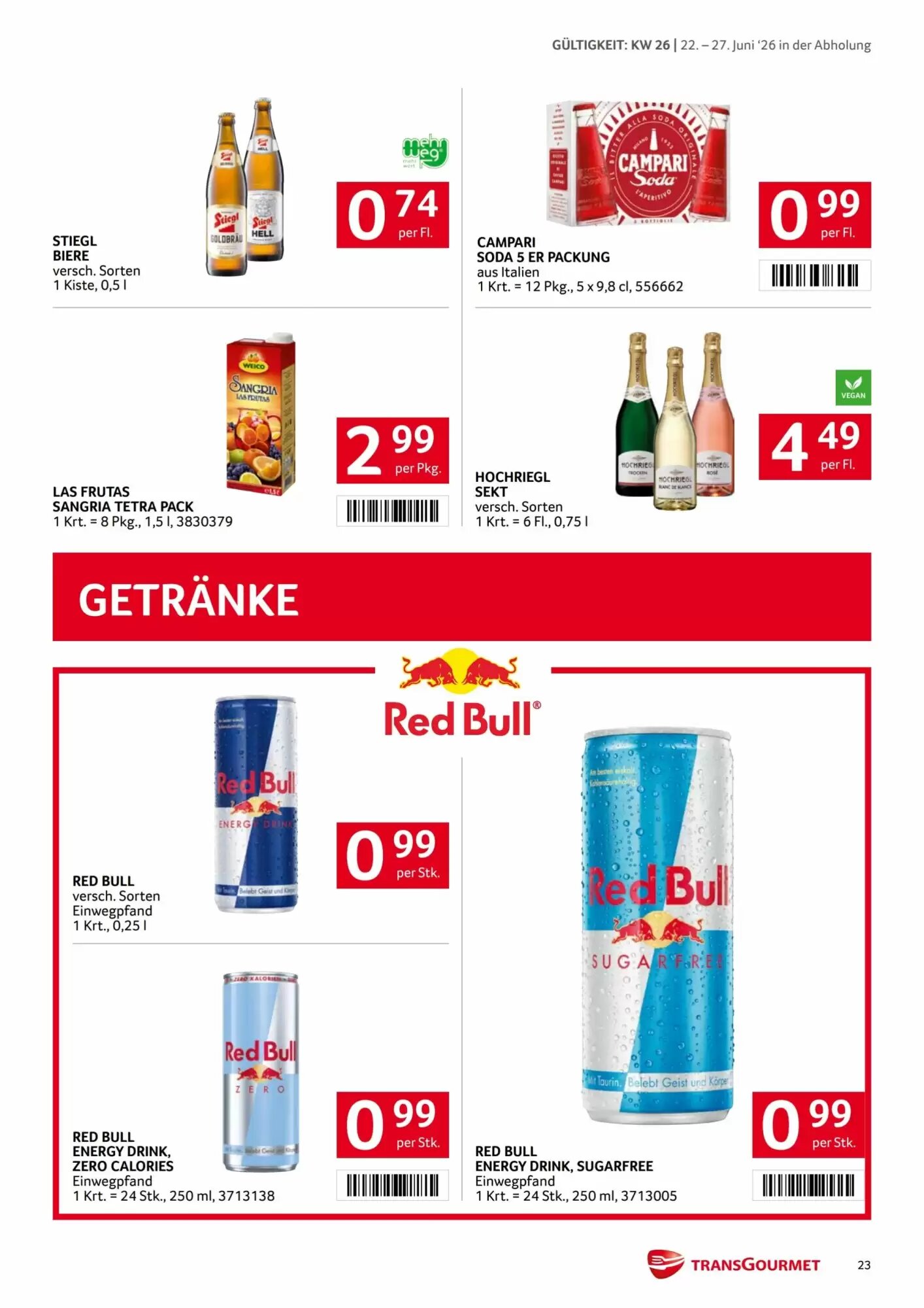 Transgourmet Flugblatt (ab 22.06.2026) - Angebote und Prospekt - Seite 22