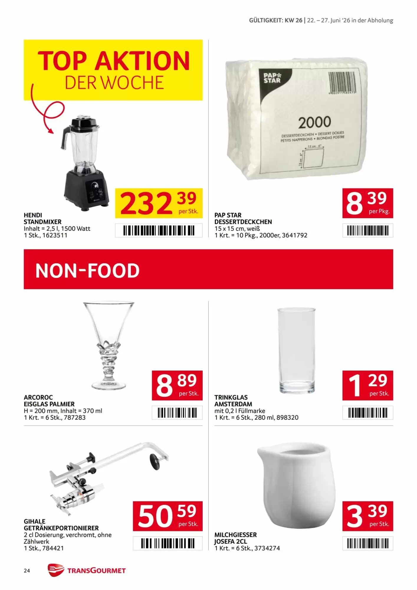 Transgourmet Flugblatt (ab 22.06.2026) - Angebote und Prospekt - Seite 23