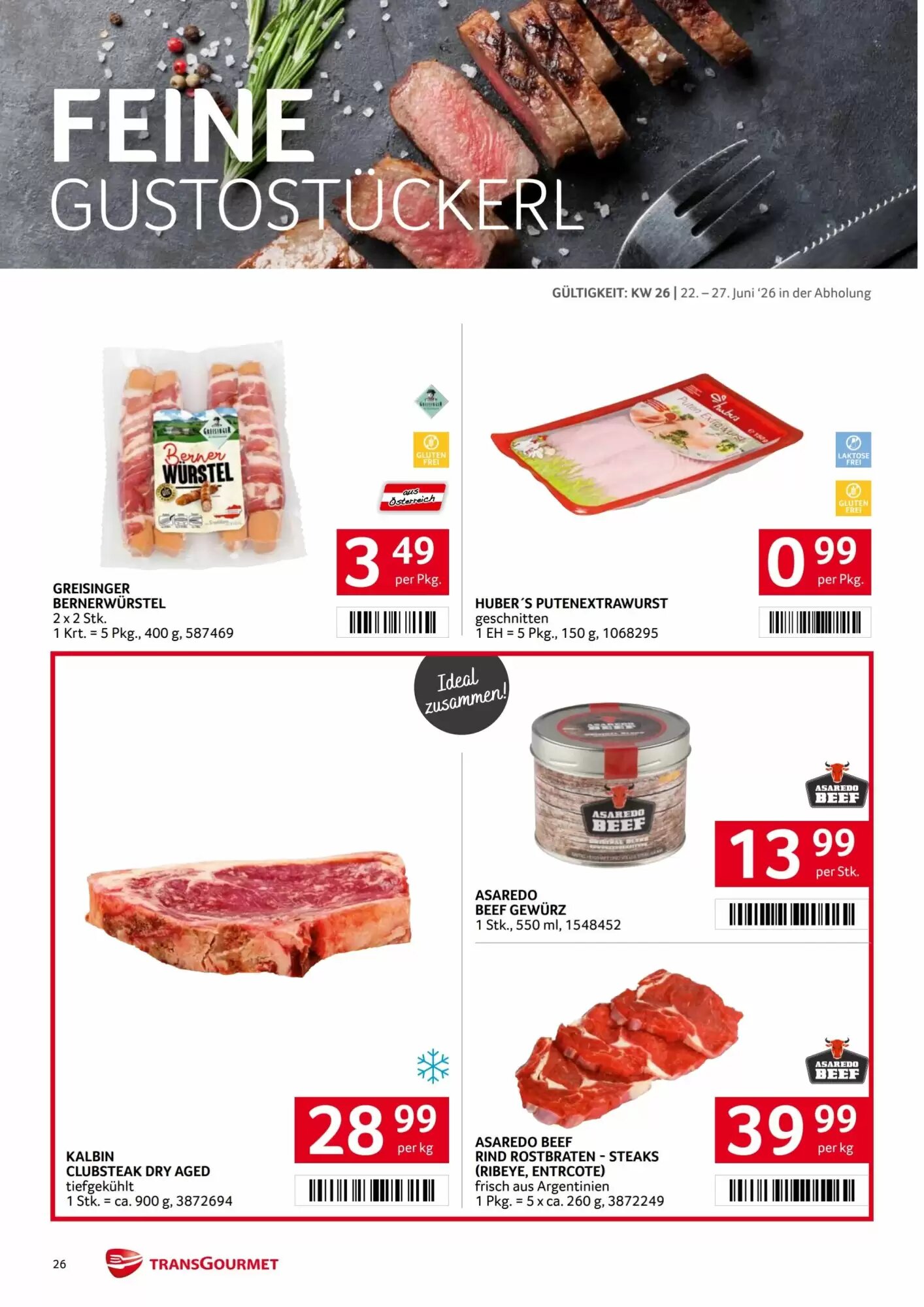 Transgourmet Flugblatt (ab 22.06.2026) - Angebote und Prospekt - Seite 25