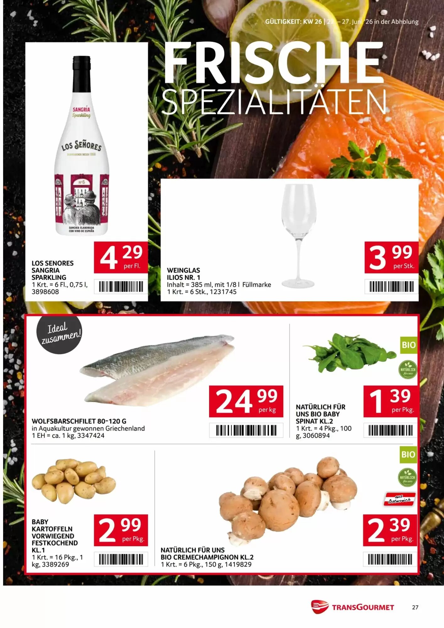 Transgourmet Flugblatt (ab 22.06.2026) - Angebote und Prospekt - Seite 26