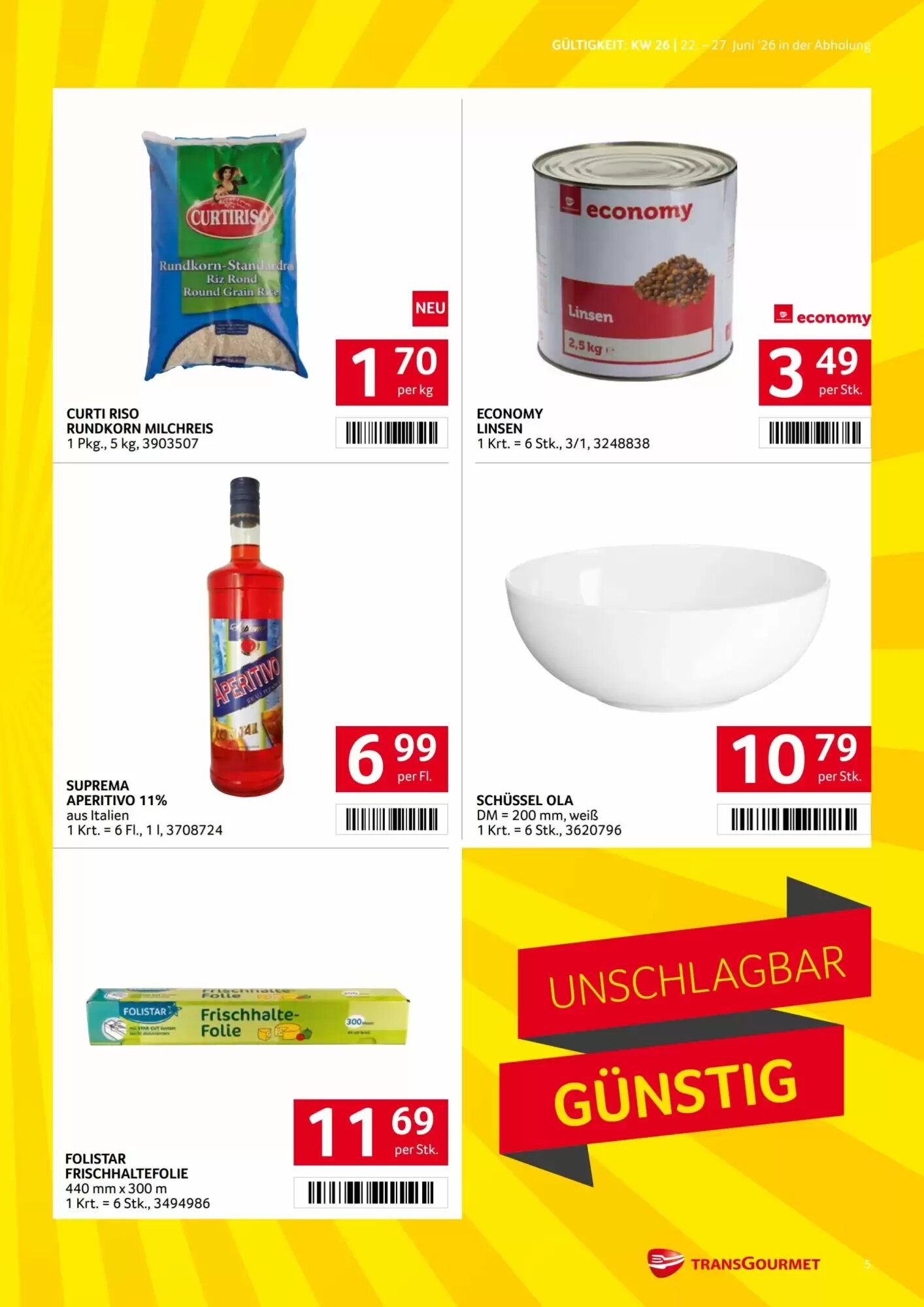 Transgourmet Flugblatt (ab 22.06.2026) - Angebote und Prospekt - Seite 5