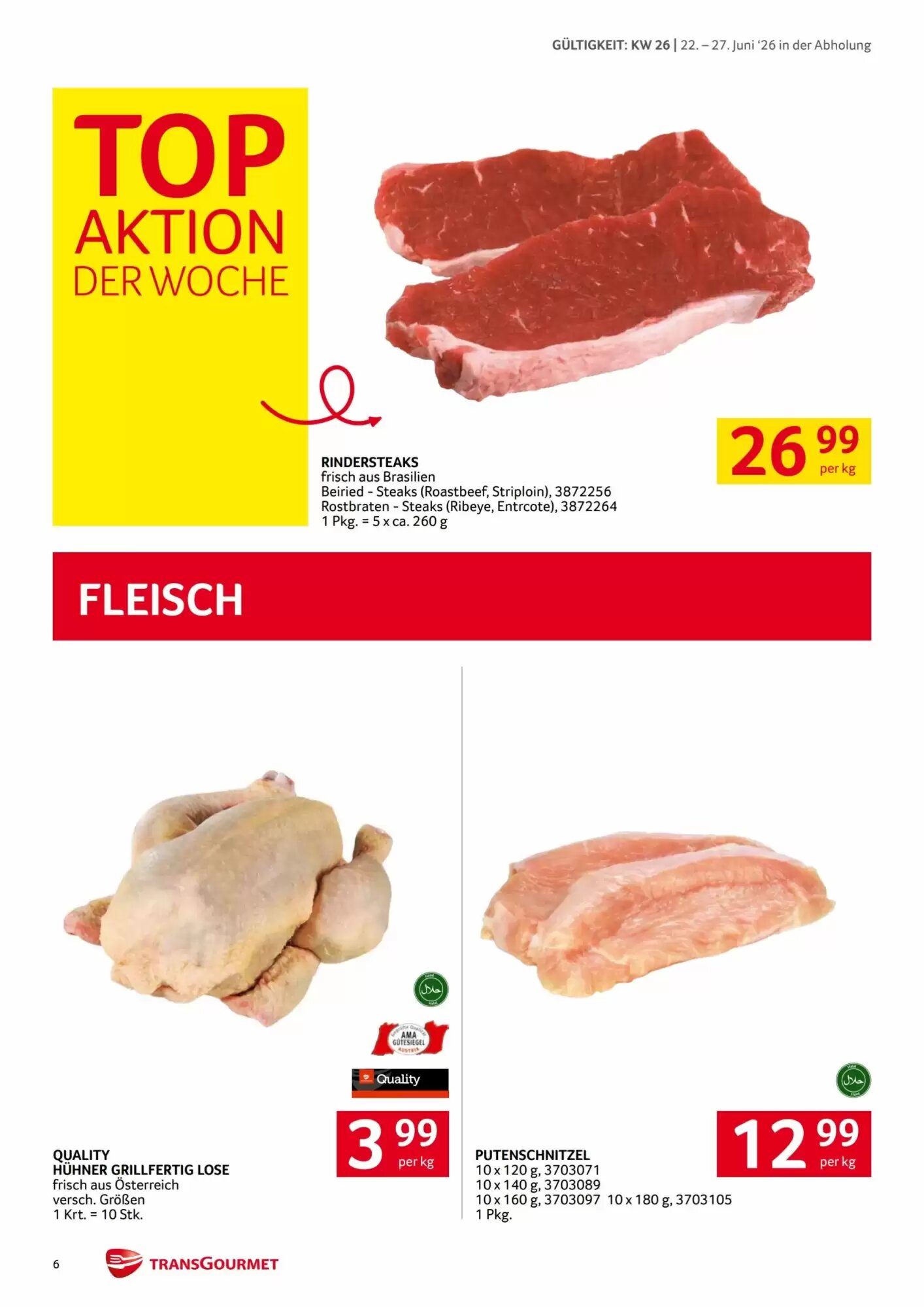 Transgourmet Flugblatt (ab 22.06.2026) - Angebote und Prospekt - Seite 6