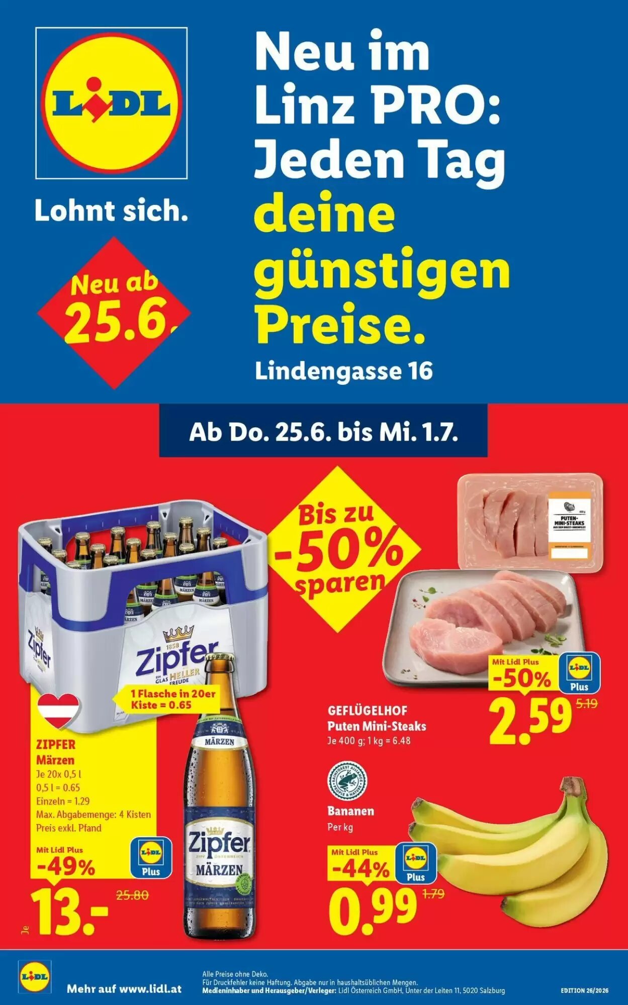 Lidl Flugblatt (ab 22.06.2026) - Angebote und Prospekt - Seite 1