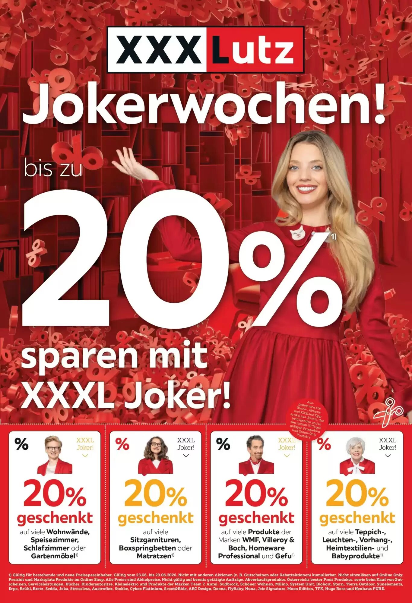 XXXLutz Flugblatt (ab 23.06.2026) - Angebote und Prospekt - Seite 1