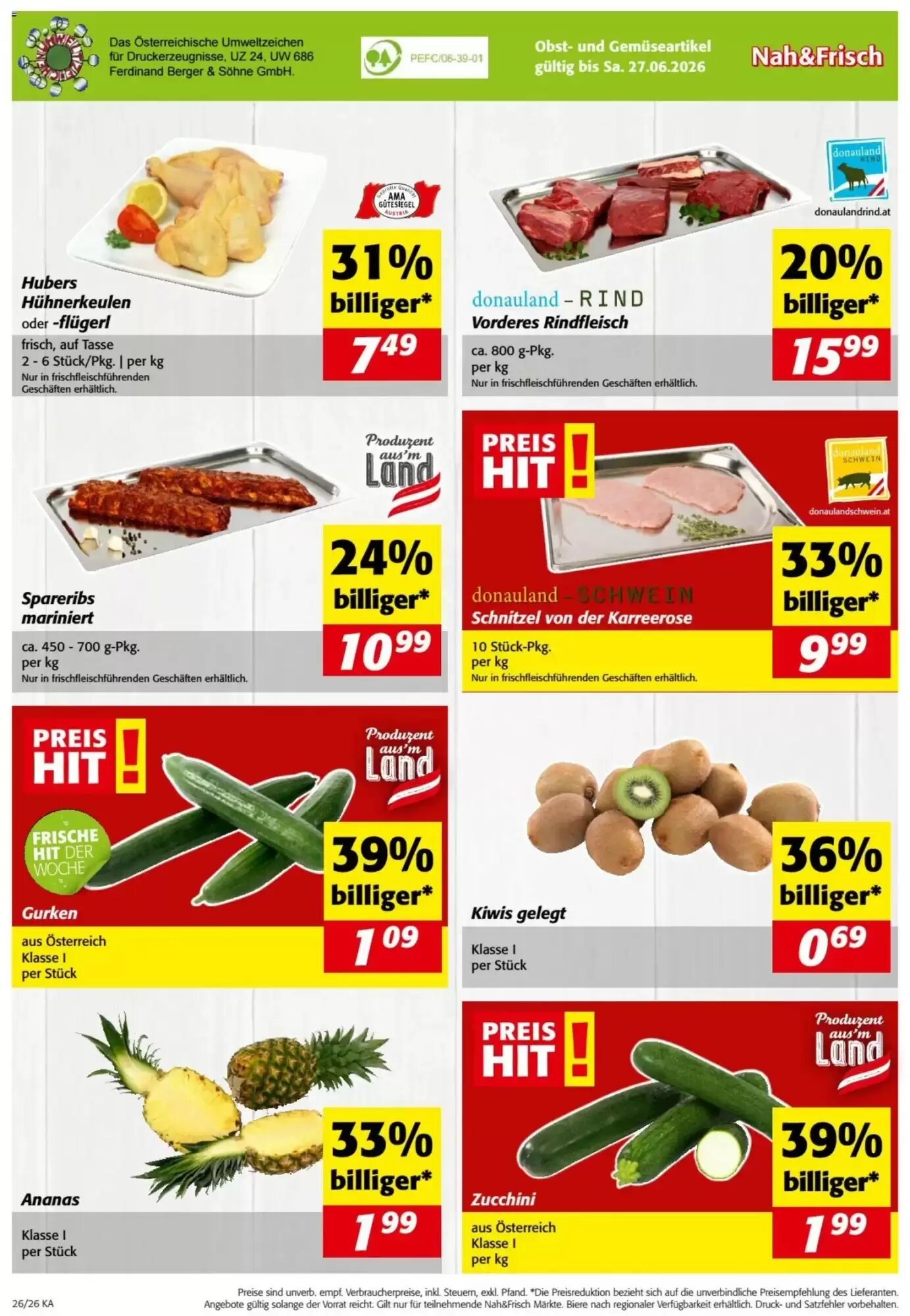 Nah&Frisch Flugblatt (ab 24.06.2026) - Angebote und Prospekt - Seite 8