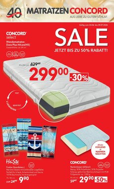 Matratzen Concord Flugblatt (ab 24.06.2026) - Angebote und Prospekt