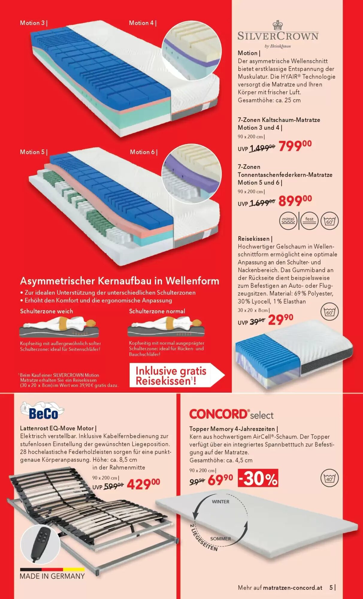 Matratzen Concord Flugblatt (ab 24.06.2026) - Angebote und Prospekt - Seite 5