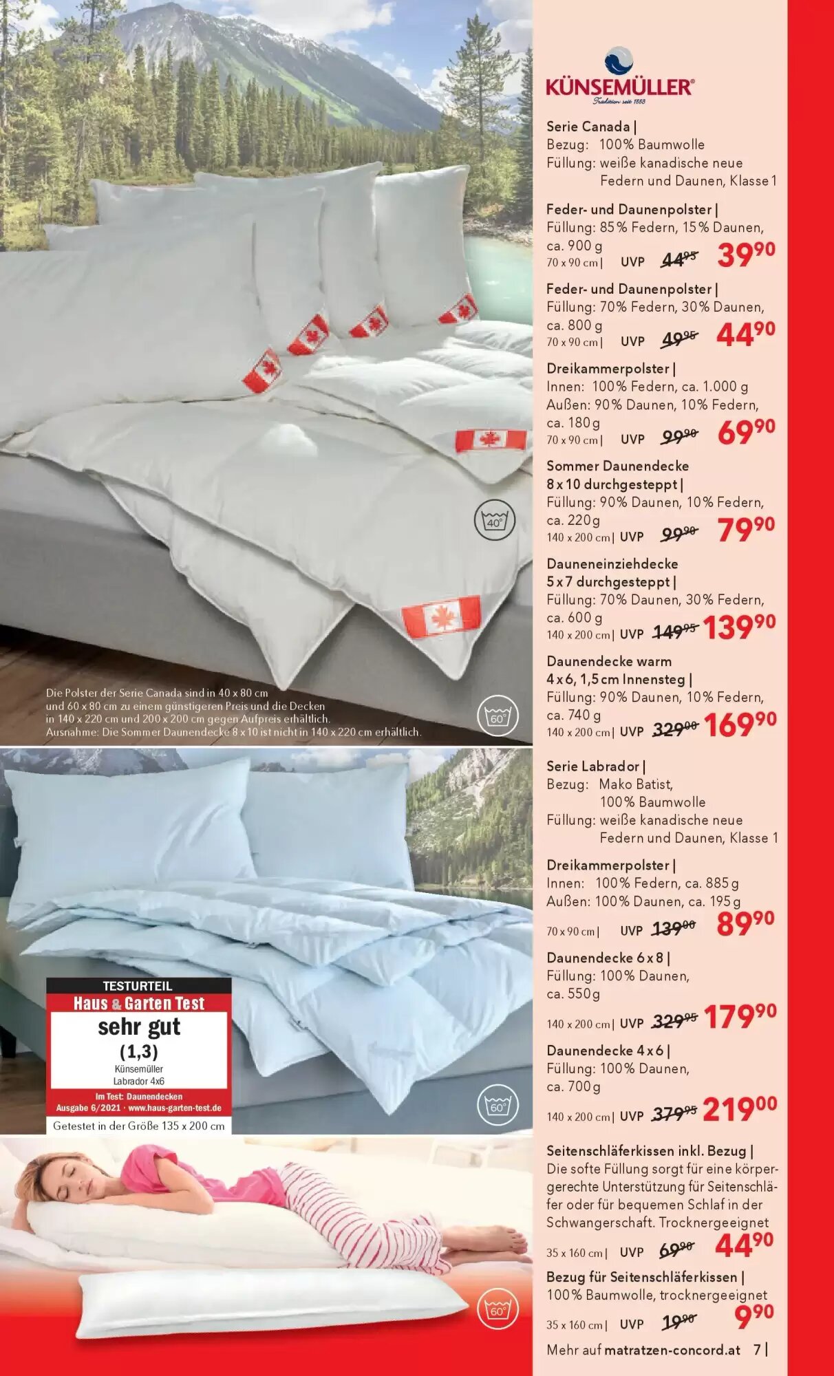 Matratzen Concord Flugblatt (ab 24.06.2026) - Angebote und Prospekt - Seite 7