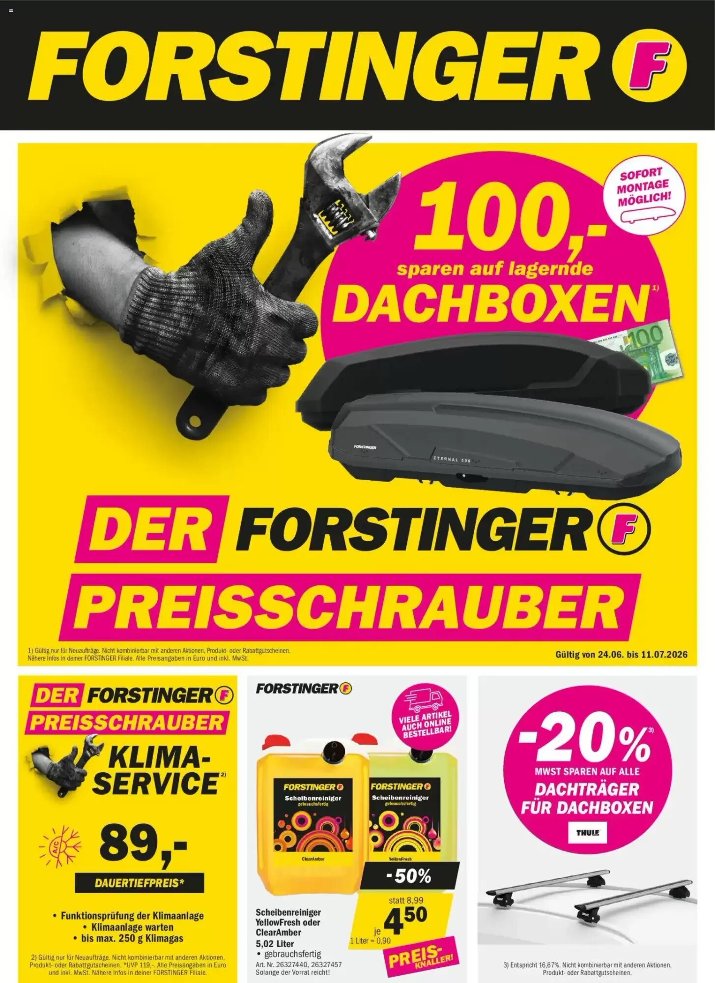 Forstinger Flugblatt (ab 24.06.2026) - Angebote und Prospekt - Seite 1