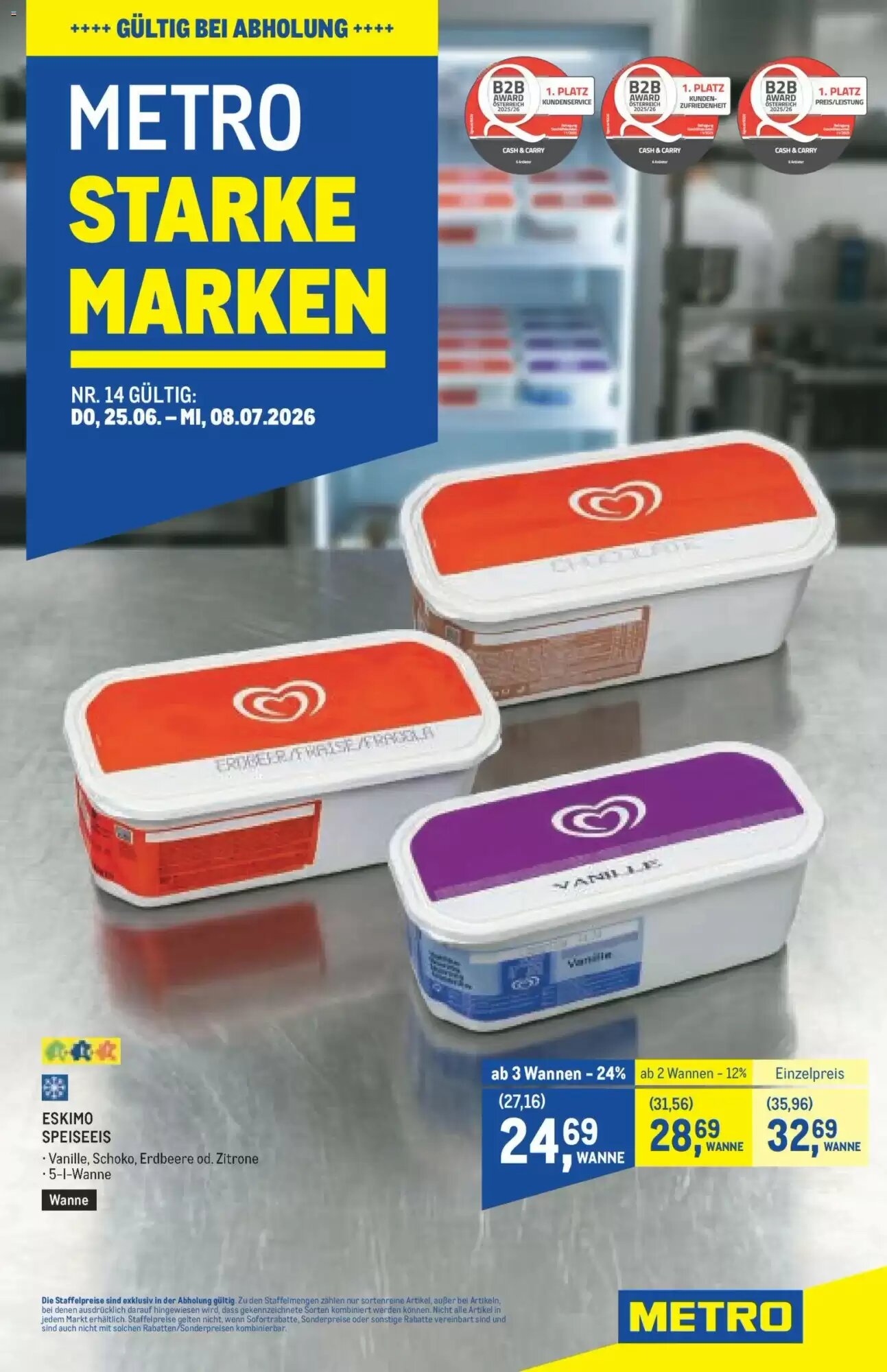 Metro Flugblatt (ab 25.06.2026) - Angebote und Prospekt - Seite 1