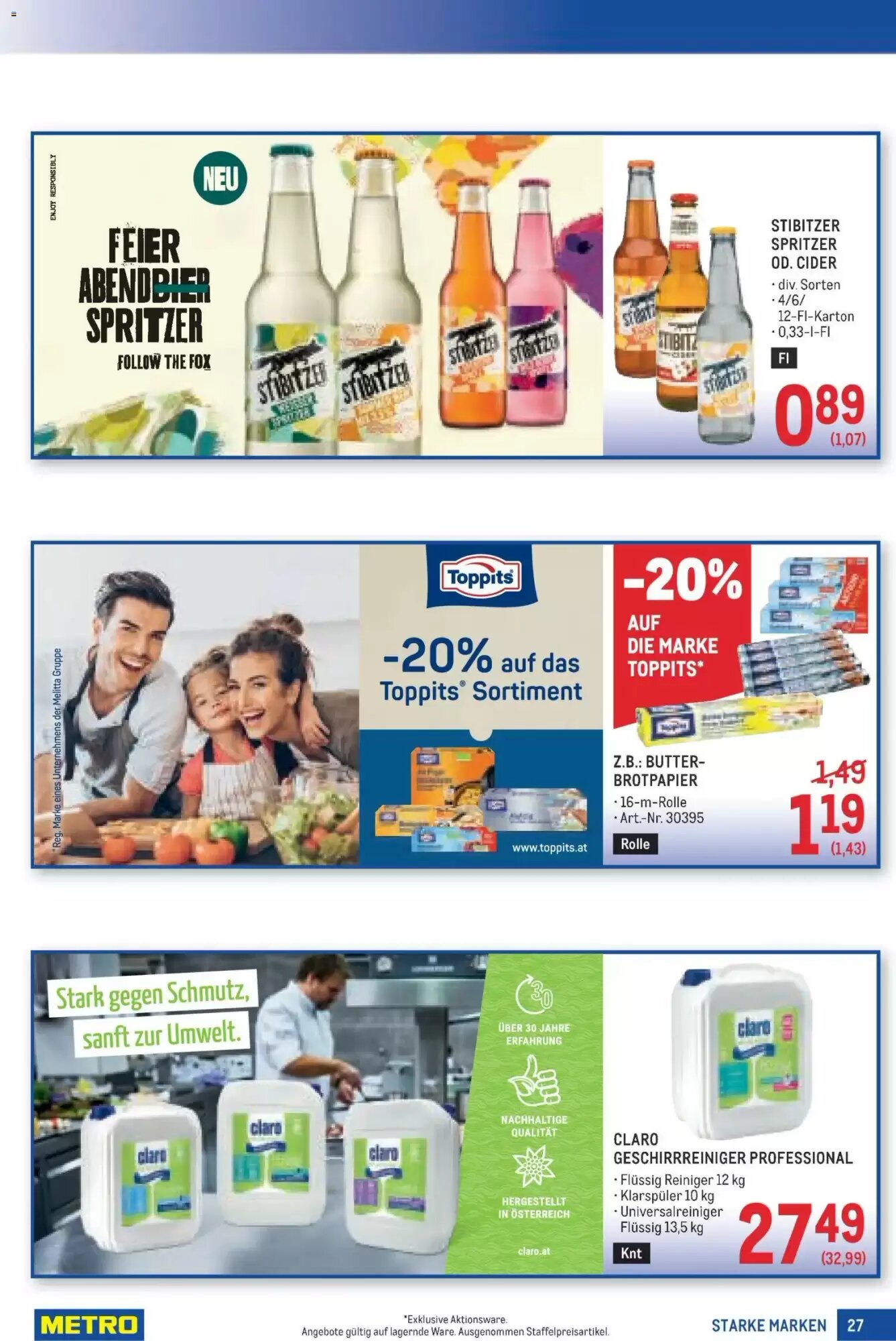 Metro Flugblatt (ab 25.06.2026) - Angebote und Prospekt - Seite 27