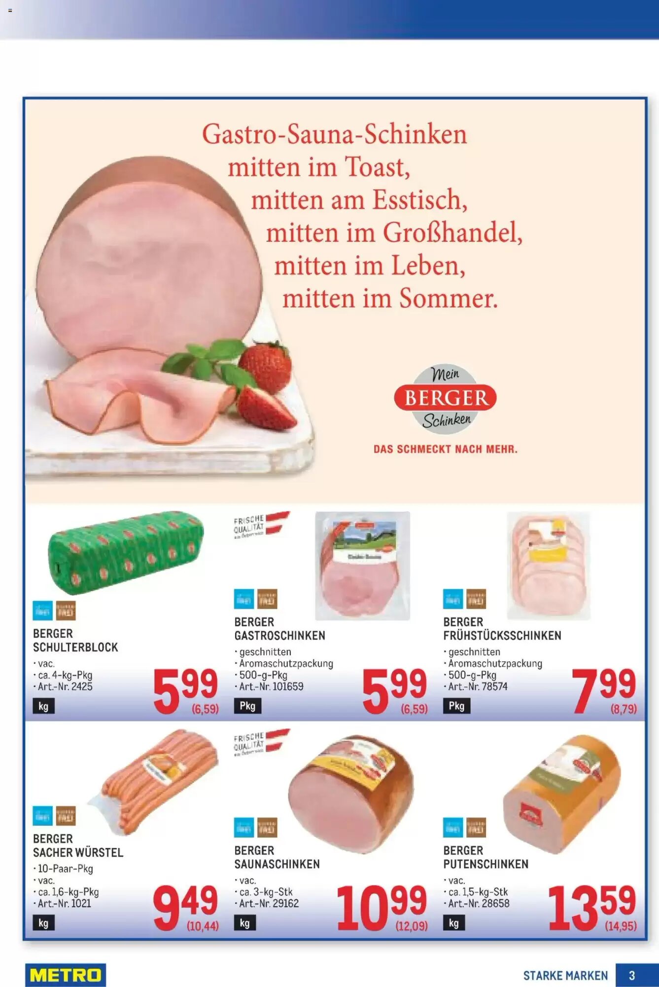 Metro Flugblatt (ab 25.06.2026) - Angebote und Prospekt - Seite 3