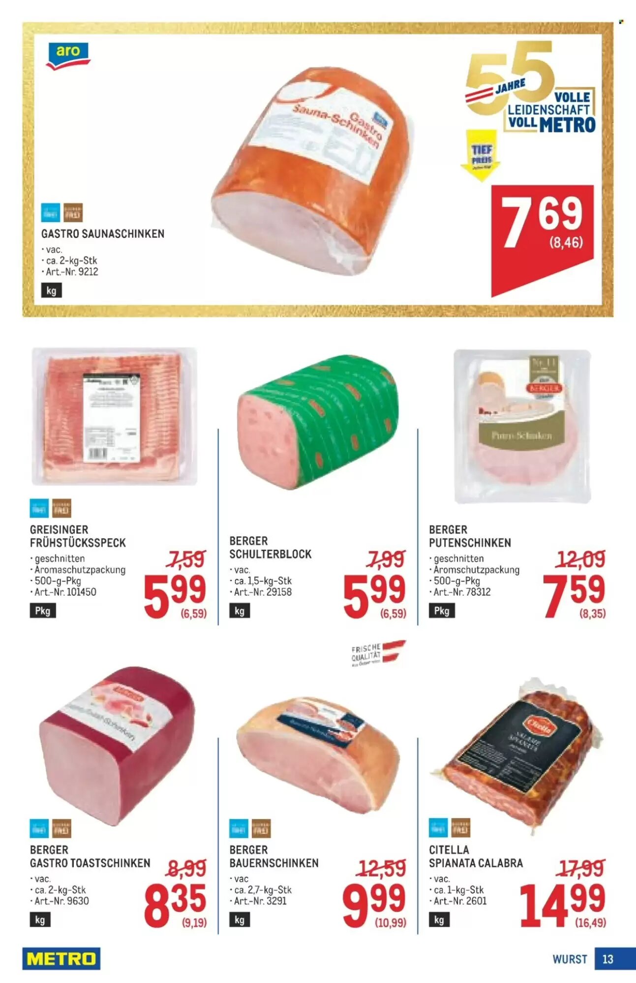 Metro Flugblatt (ab 25.06.2026) - Angebote und Prospekt - Seite 13