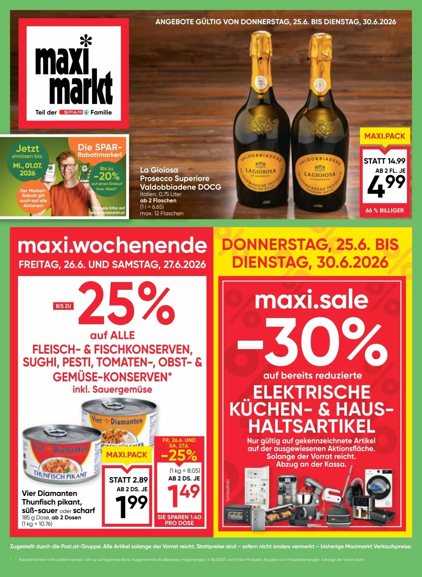 Maximarkt Flugblatt (ab 25.06.2026) - Angebote und Prospekt - Seite 1