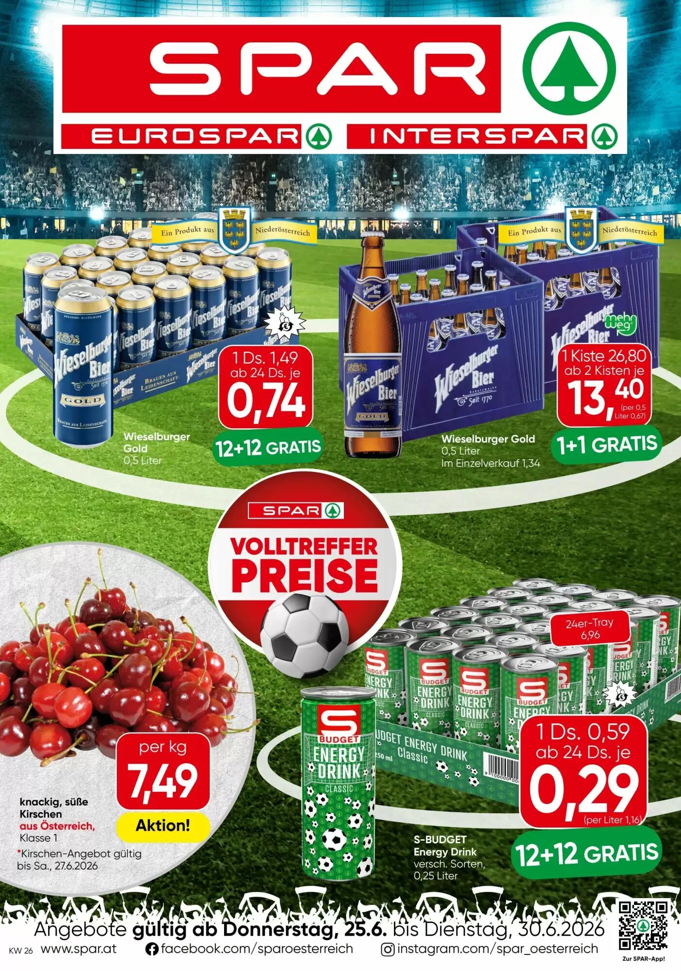 Spar Flugblatt (ab 25.06.2026) - Angebote und Prospekt - Seite 1