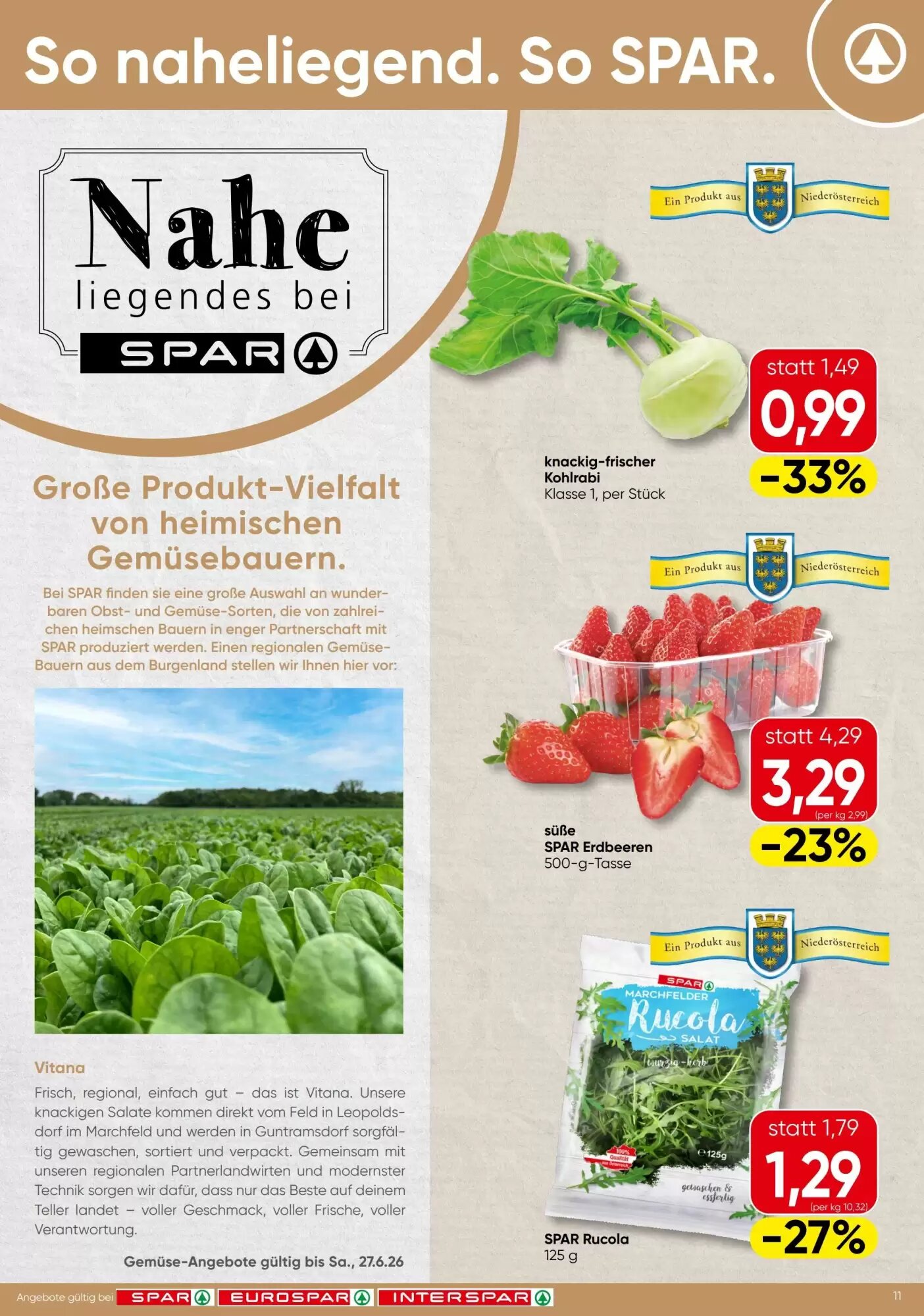 Spar Flugblatt (ab 25.06.2026) - Angebote und Prospekt - Seite 11