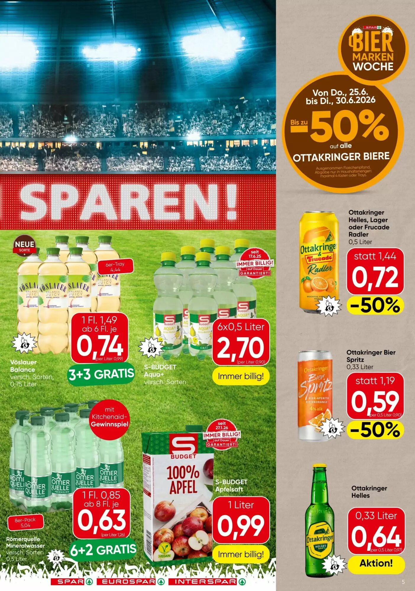 Spar Flugblatt (ab 25.06.2026) - Angebote und Prospekt - Seite 5