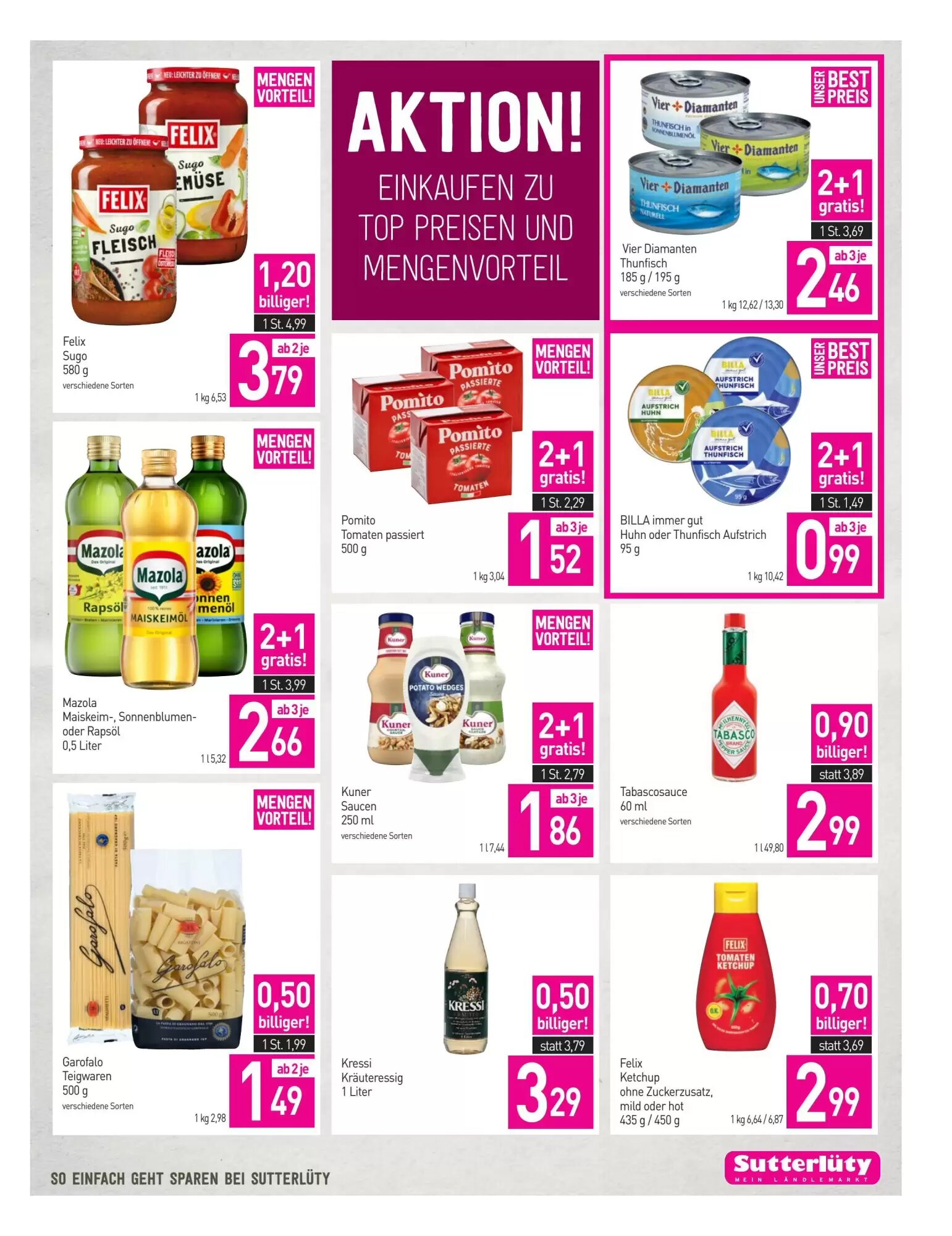 Sutterlüty Flugblatt (ab 25.06.2026) - Angebote und Prospekt - Seite 17