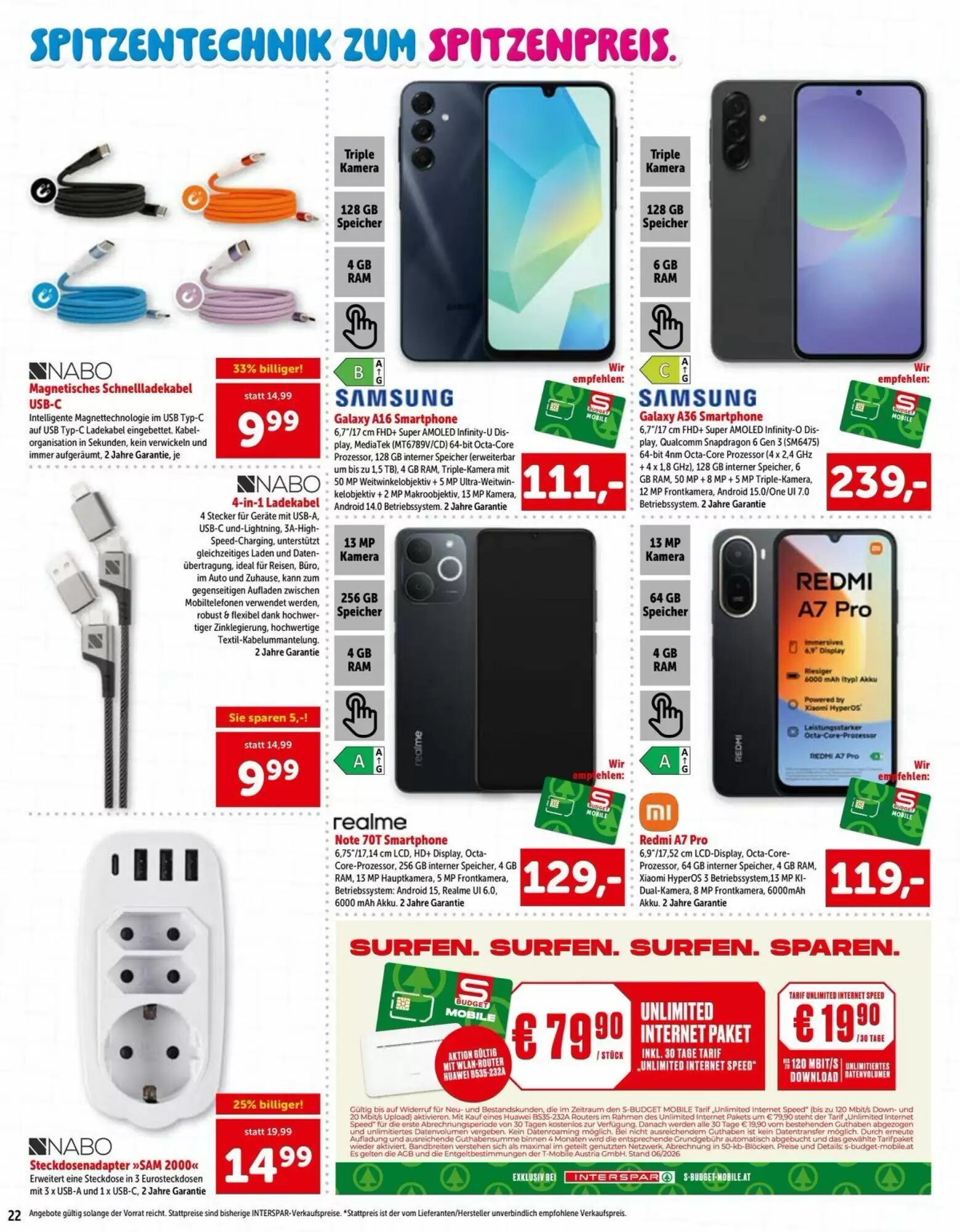 Interspar Flugblatt (ab 25.06.2026) - Angebote und Prospekt - Seite 22