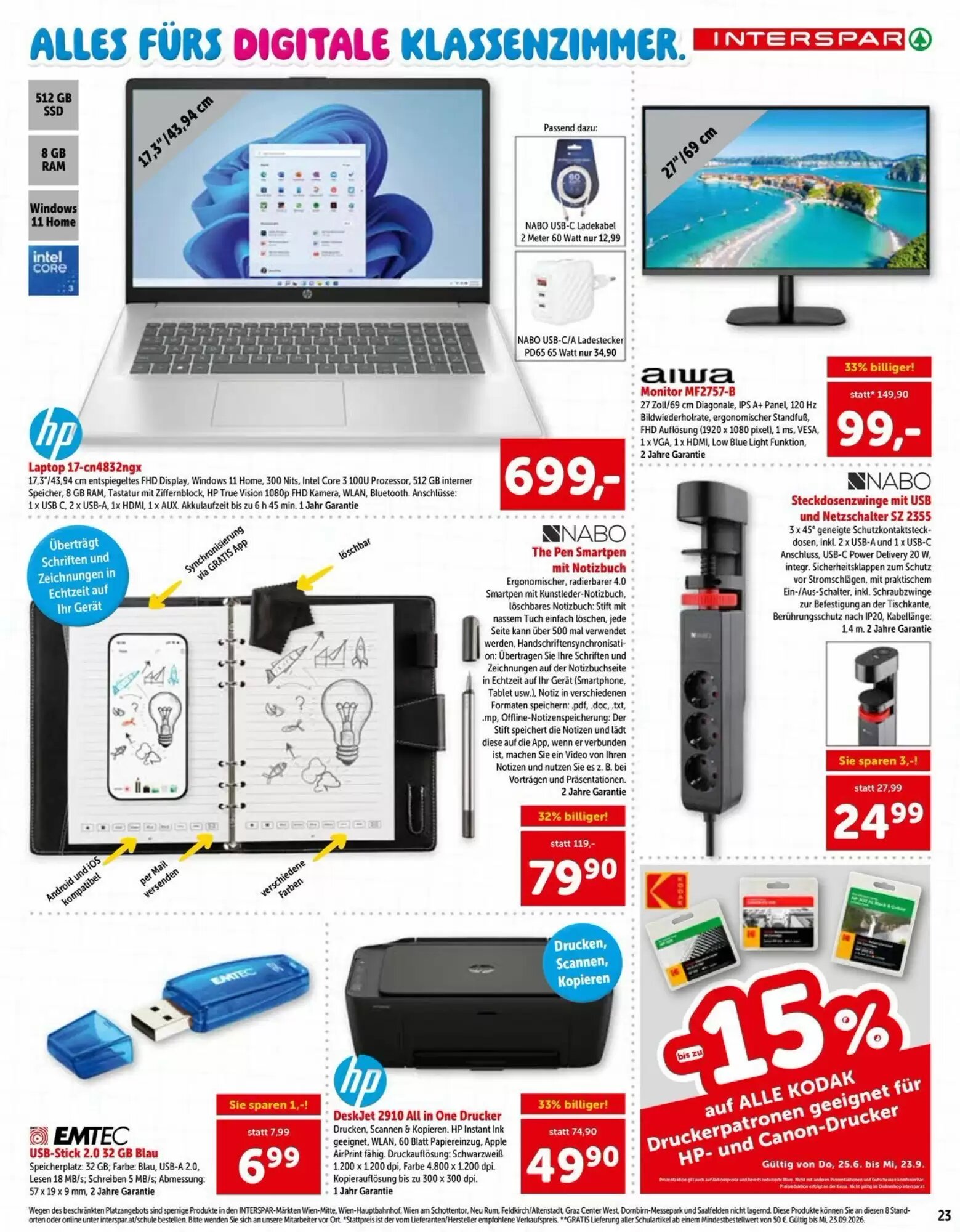 Interspar Flugblatt (ab 25.06.2026) - Angebote und Prospekt - Seite 23