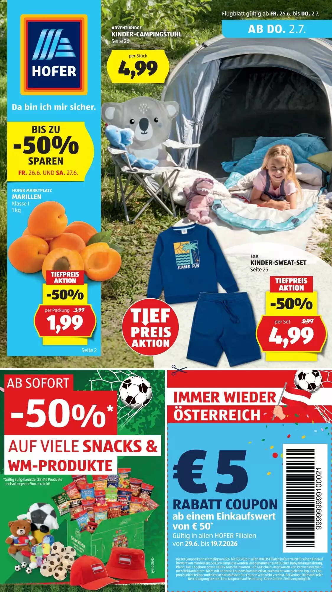 Hofer Flugblatt (ab 26.06.2026) - Angebote und Prospekt - Seite 1