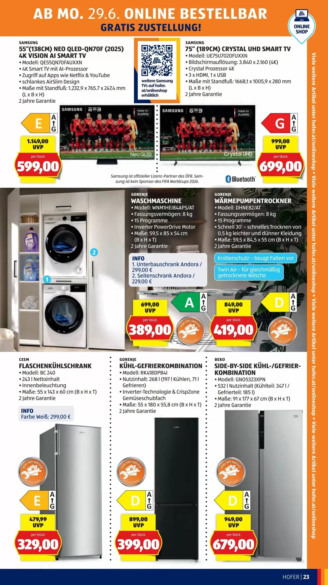Hofer Flugblatt (ab 26.06.2026) - Angebote und Prospekt - Seite 28