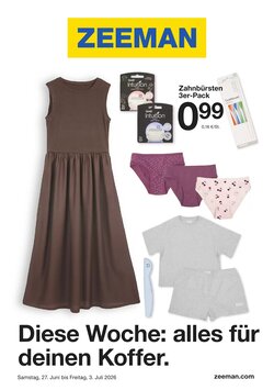 Zeeman Flugblatt (ab 27.06.2026) - Angebote und Prospekt