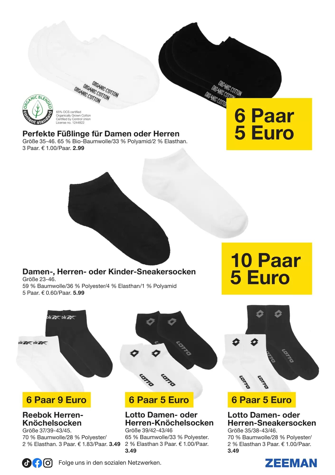 Zeeman Flugblatt (ab 27.06.2026) - Angebote und Prospekt - Seite 6