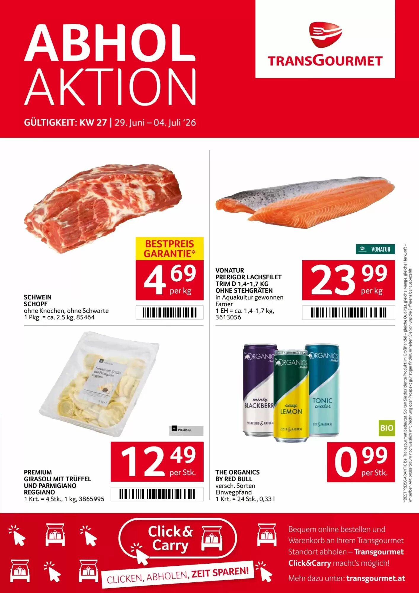 Transgourmet Flugblatt (ab 29.06.2026) - Angebote und Prospekt - Seite 1
