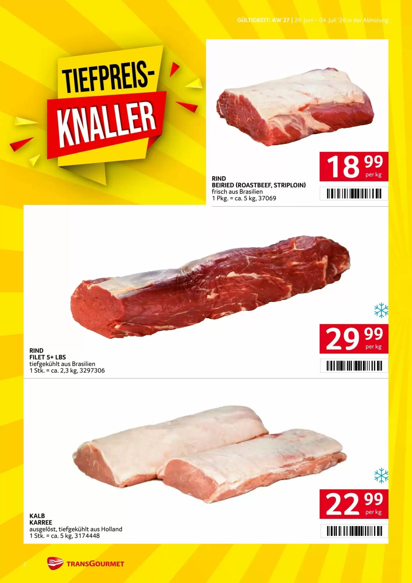 Transgourmet Flugblatt (ab 29.06.2026) - Angebote und Prospekt - Seite 2