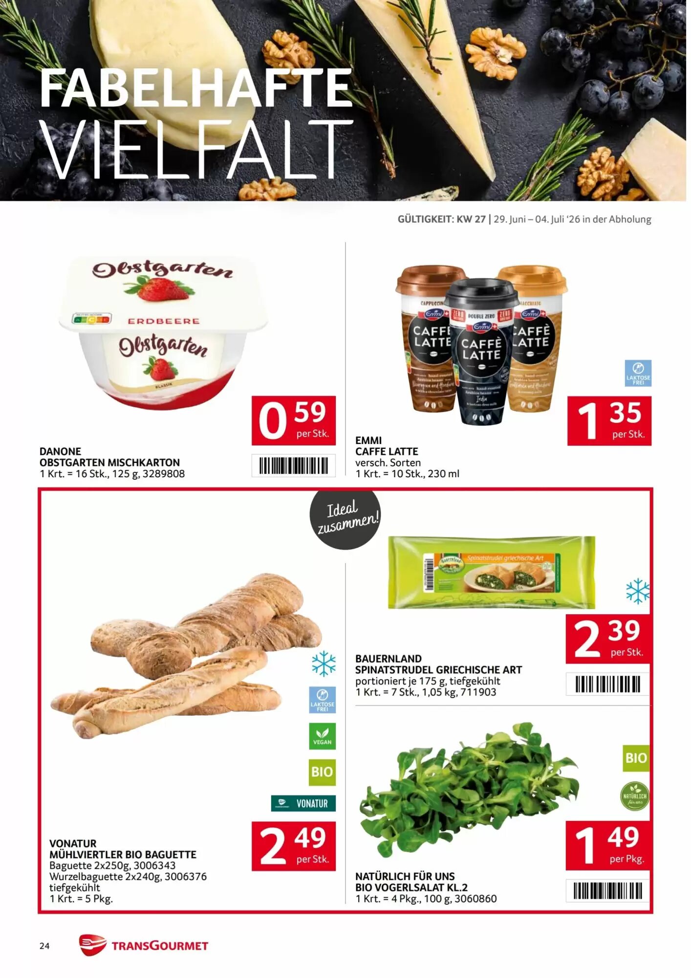 Transgourmet Flugblatt (ab 29.06.2026) - Angebote und Prospekt - Seite 24