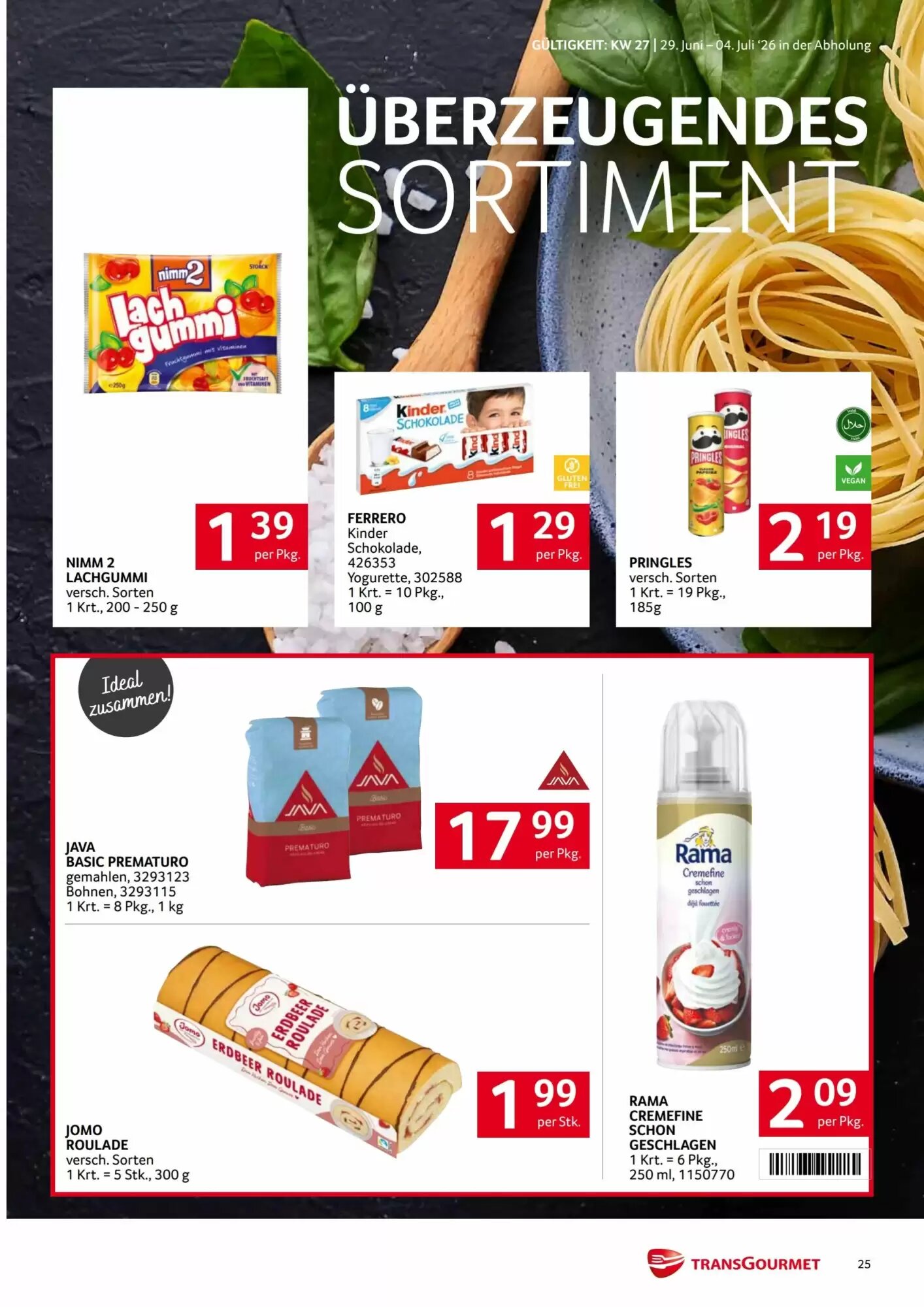 Transgourmet Flugblatt (ab 29.06.2026) - Angebote und Prospekt - Seite 25