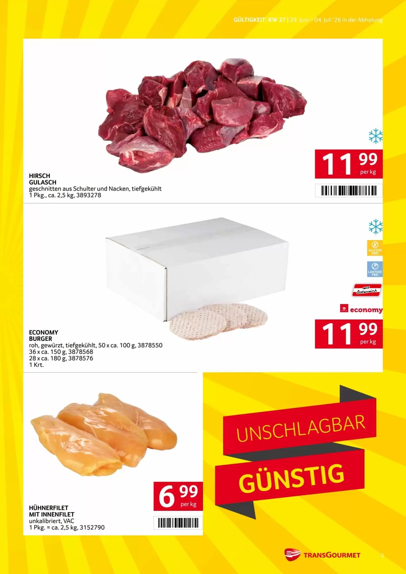 Transgourmet Flugblatt (ab 29.06.2026) - Angebote und Prospekt - Seite 3