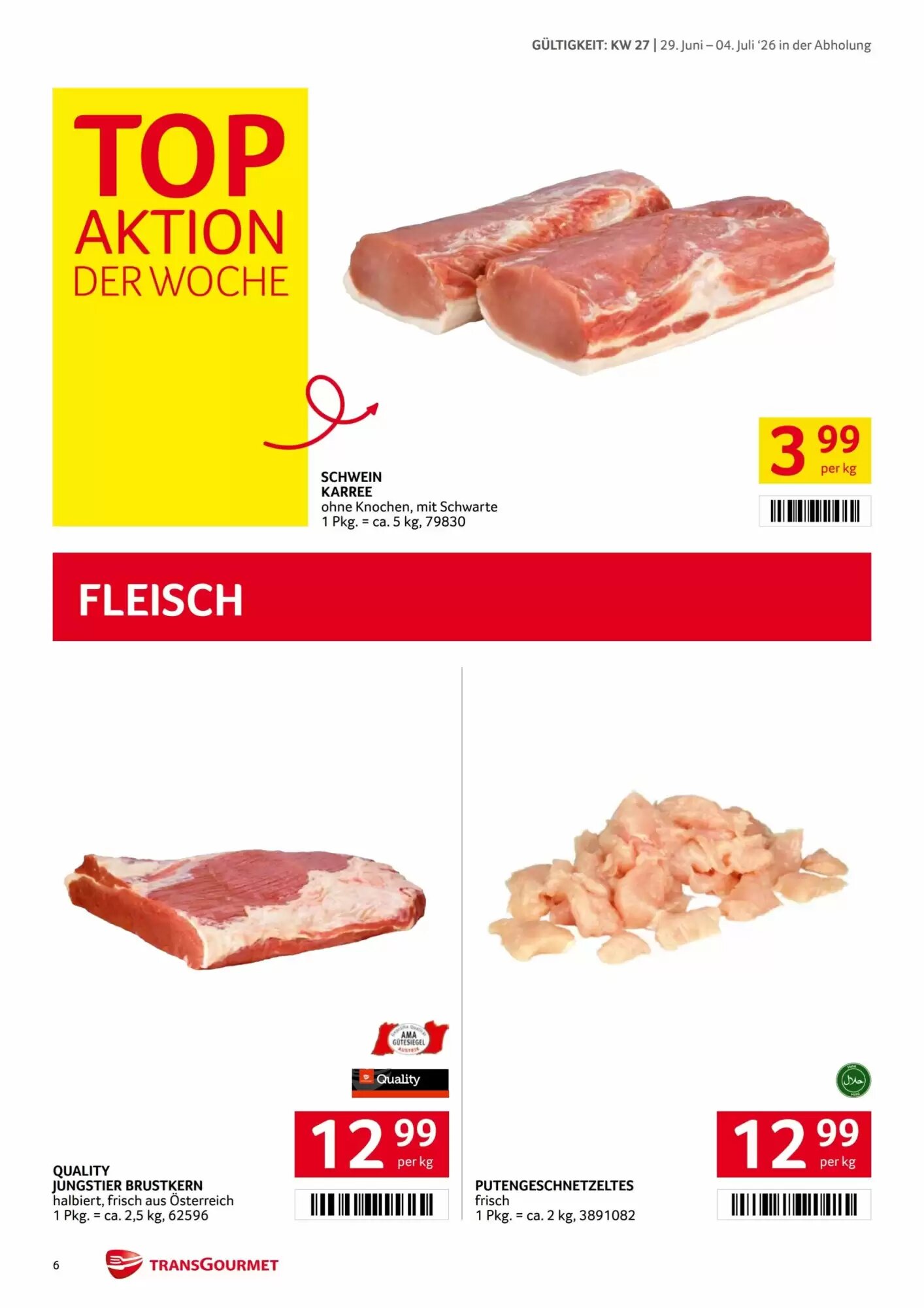 Transgourmet Flugblatt (ab 29.06.2026) - Angebote und Prospekt - Seite 6