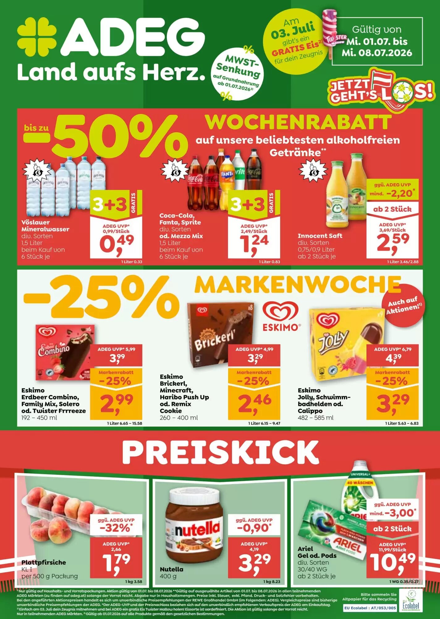 ADEG Flugblatt (ab 01.07.2026) - Angebote und Prospekt - Seite 1