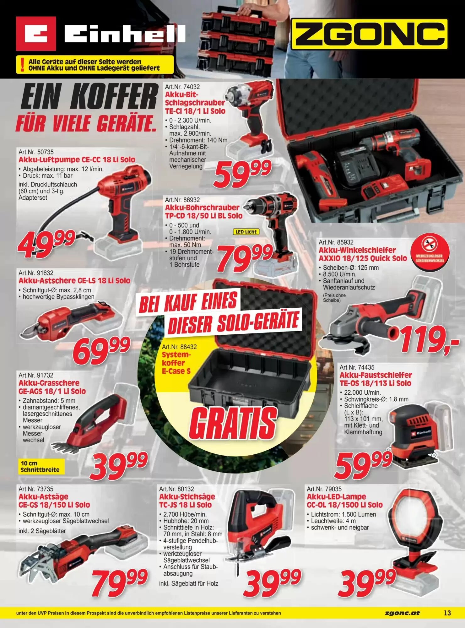 Zgonc Flugblatt (ab 01.07.2026) - Angebote und Prospekt - Seite 13