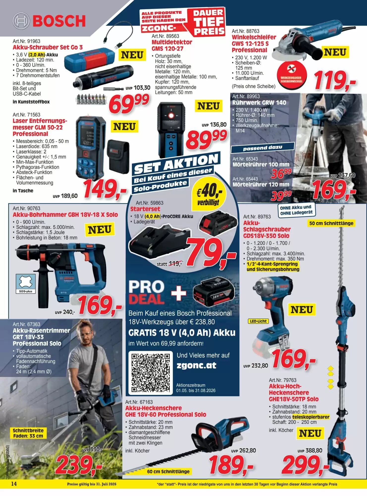 Zgonc Flugblatt (ab 01.07.2026) - Angebote und Prospekt - Seite 14