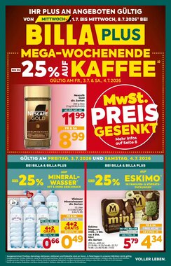 Billa Flugblatt (ab 01.07.2026) - Angebote und Prospekt