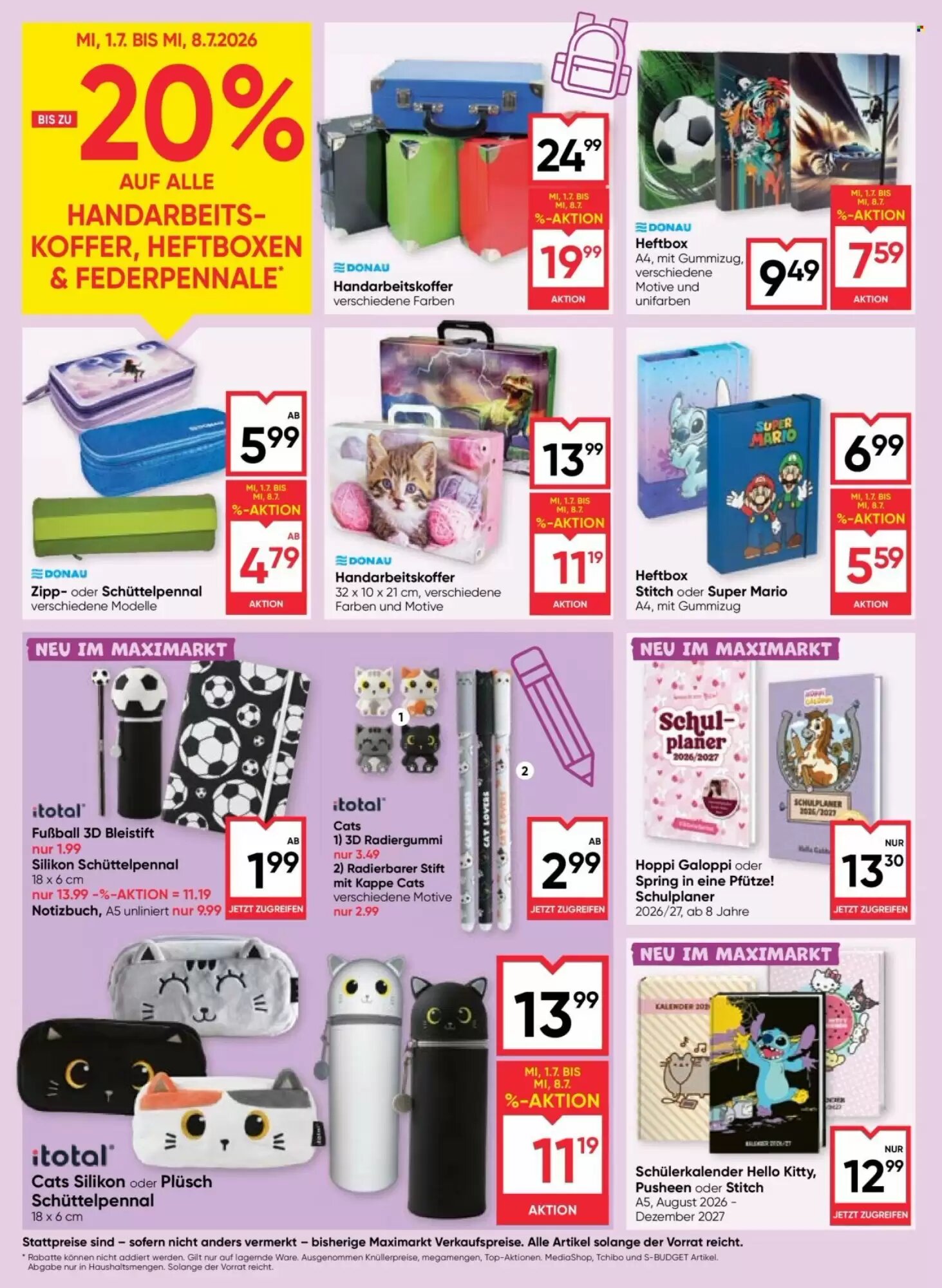 Maximarkt Flugblatt (ab 01.07.2026) - Angebote und Prospekt - Seite 20