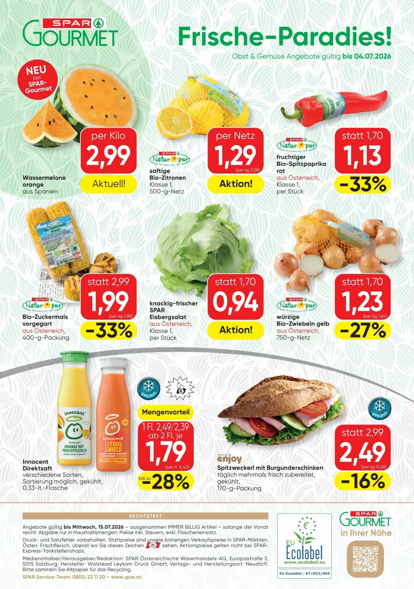 SPAR Gourmet Flugblatt (ab 01.07.2026) - Angebote und Prospekt - Seite 12