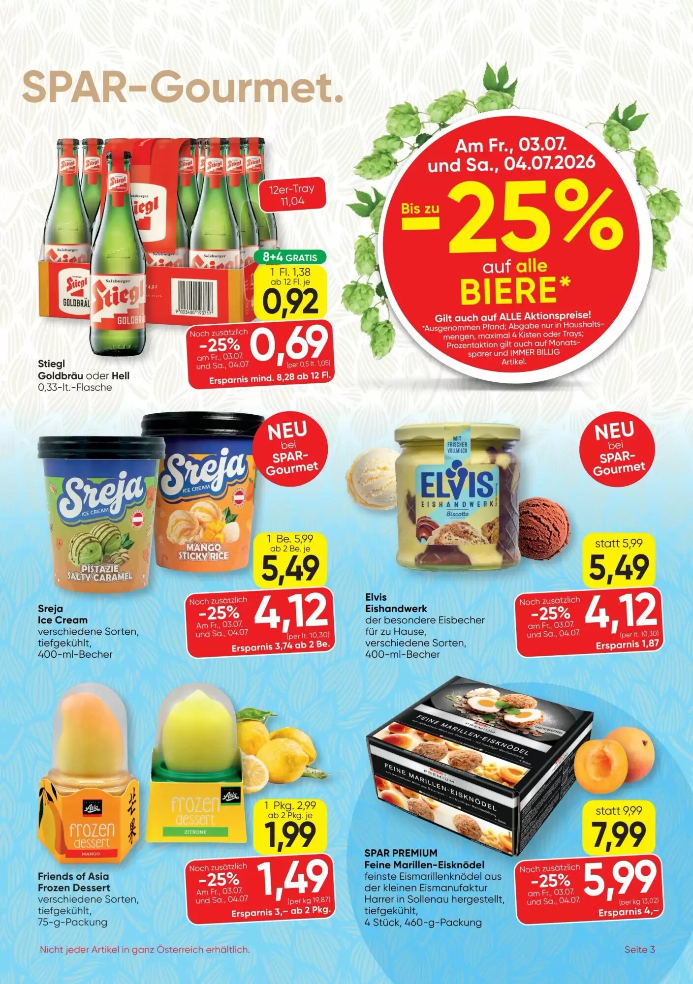 SPAR Gourmet Flugblatt (ab 01.07.2026) - Angebote und Prospekt - Seite 3